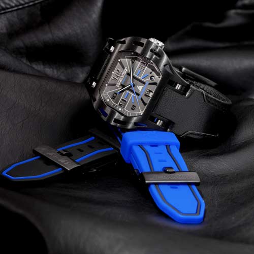 Watch Black Alcantara Bracelet