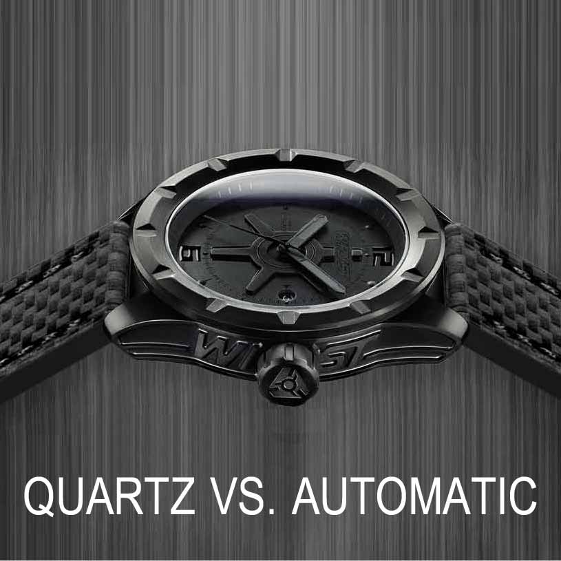 Difference between quartz and automatic watches