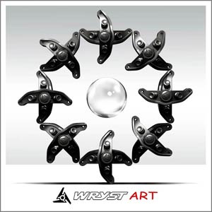 Industrial watch case design Wryst