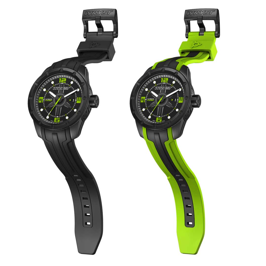 200 m black watersport watch