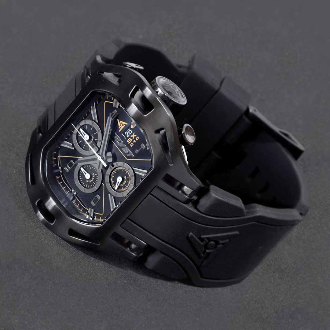 all black swiss wryst sx210 black on black watch