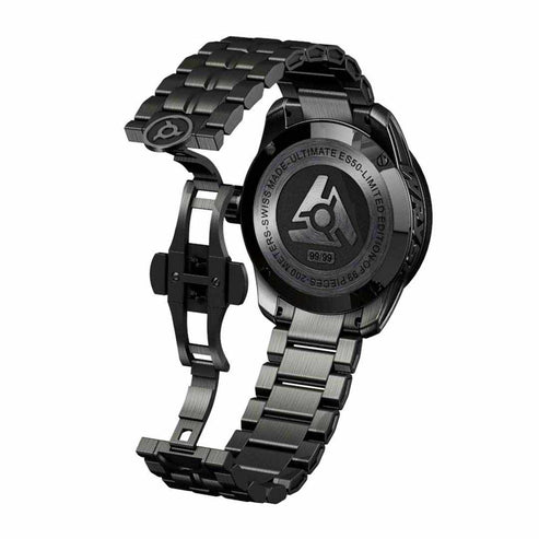 Black Case Back Watch