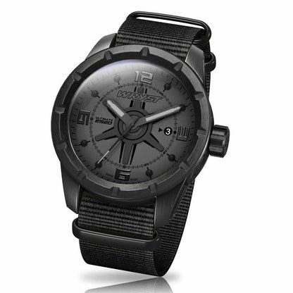 Black Watch Wryst with Sapphire Crystal and Black Nato Bracelet