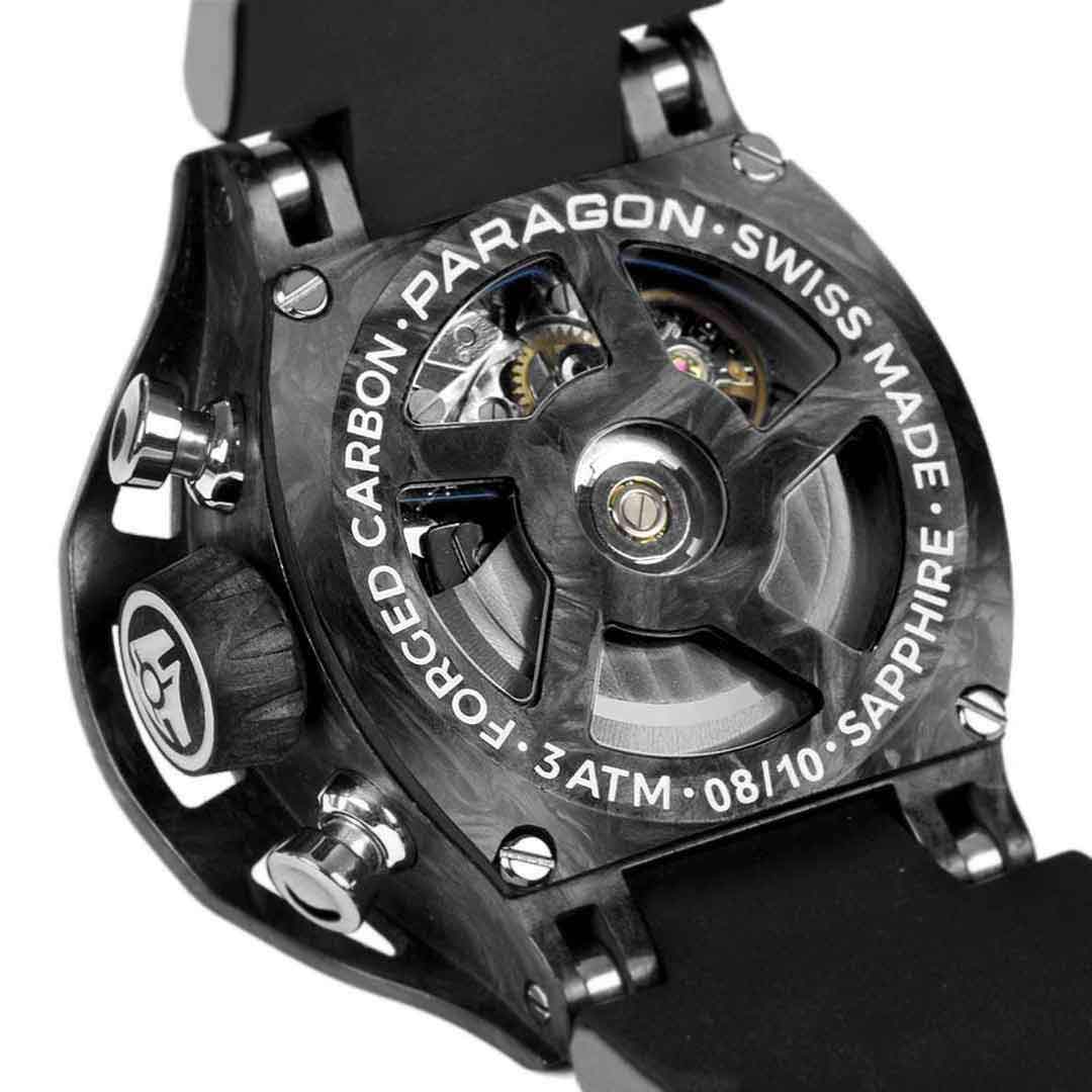 carbon fiber watch case back eta 7750