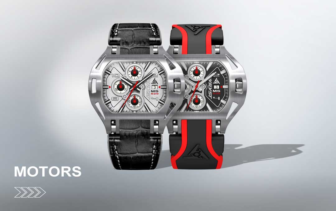 Colección de relojes de carreras para hombre Wryst Motors