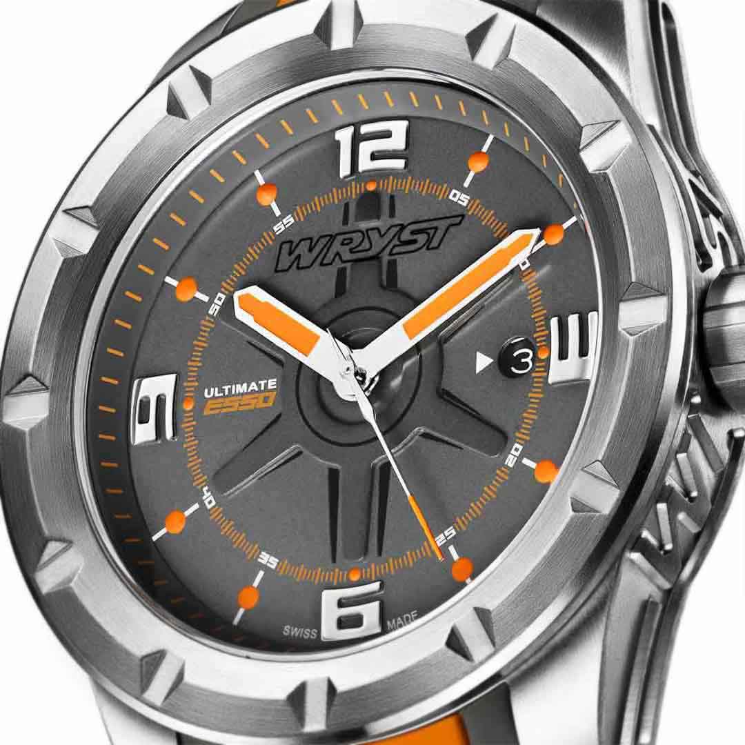 colorful orange watch