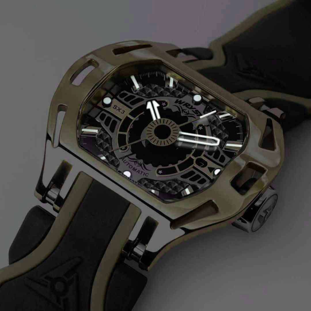 luminova gold watch dial