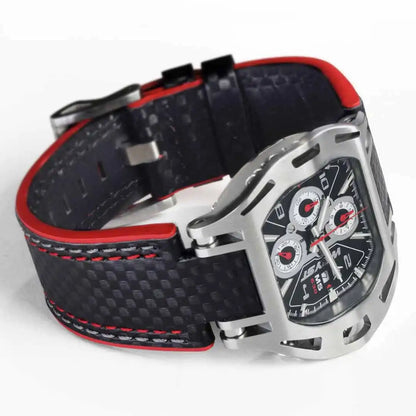 luxury racing watches wryst SX630-L with carbon fiber bracelet