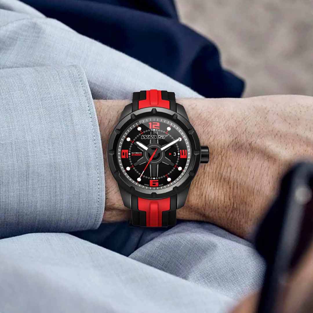 Man wearing the watch ultimate ES60