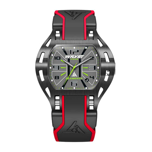 Mens Sport Watches Wryst Elements Red Strap