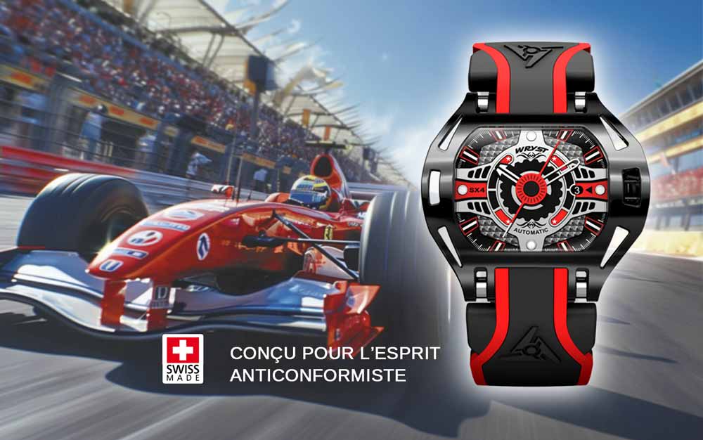 Montres suisses Wryst pour hommes marque de montre luxe