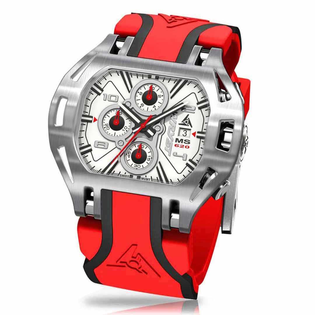 red wrist watch wryst ms620 for men