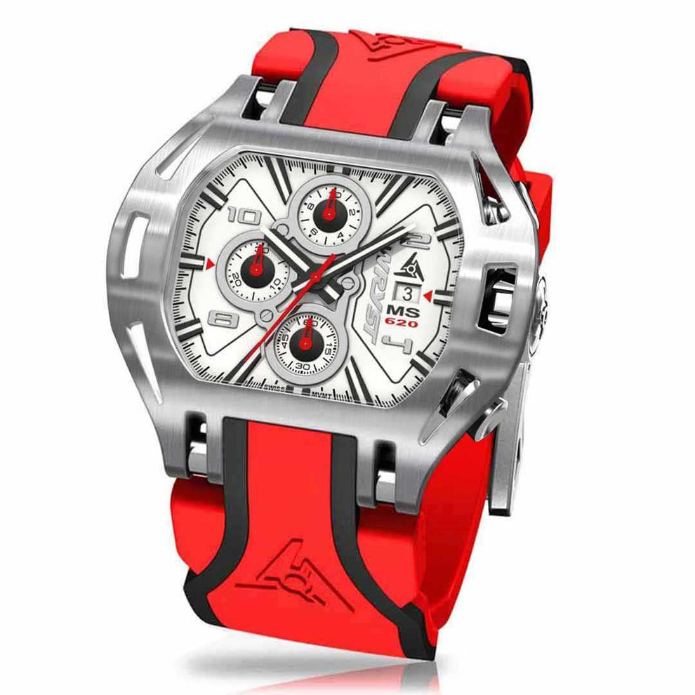 Swiss Racing Wrist Watch MS620-R, Dare A Red Bracelet