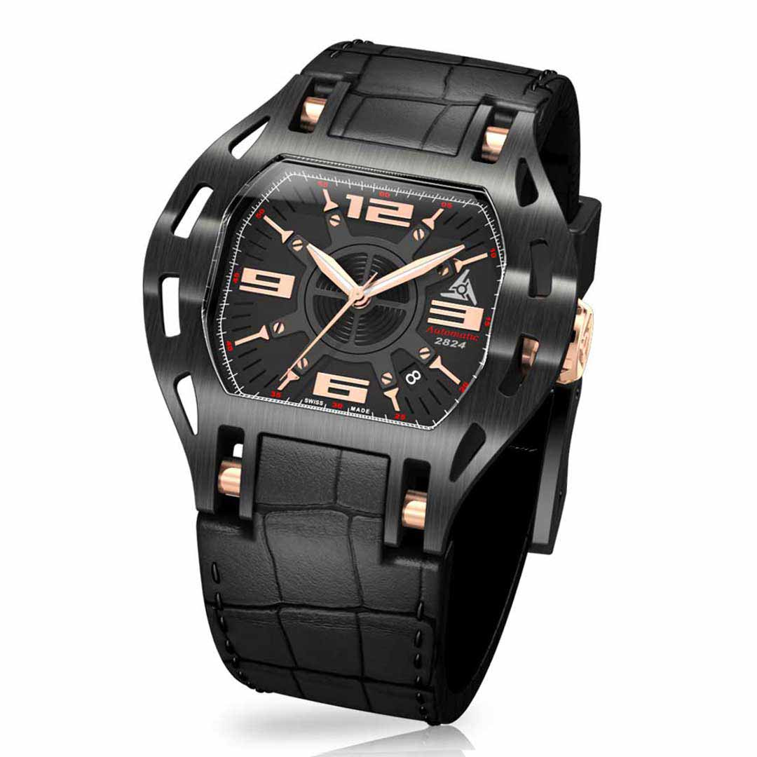 Swiss Automatic Black Watch