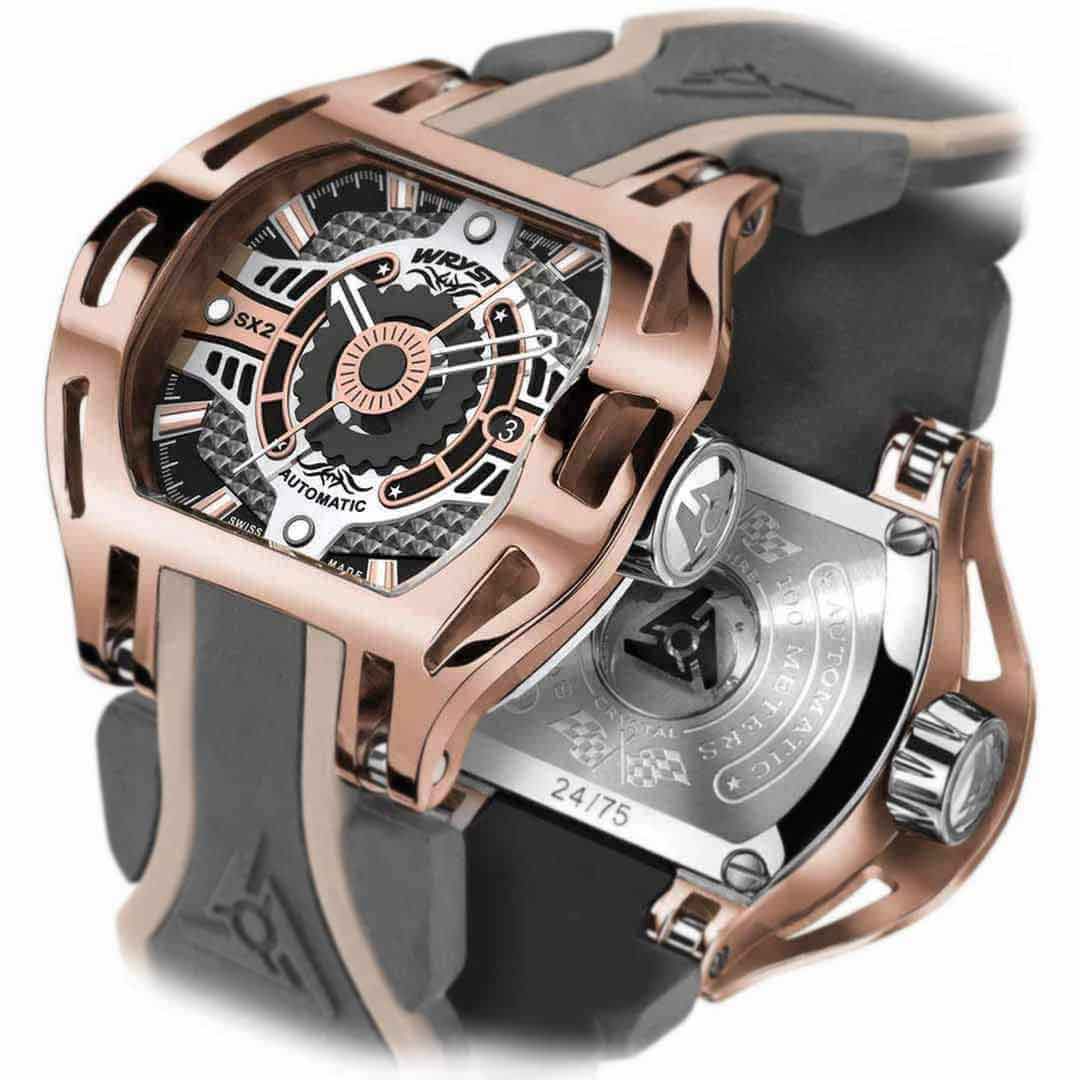 swiss luxury automatic gold watch