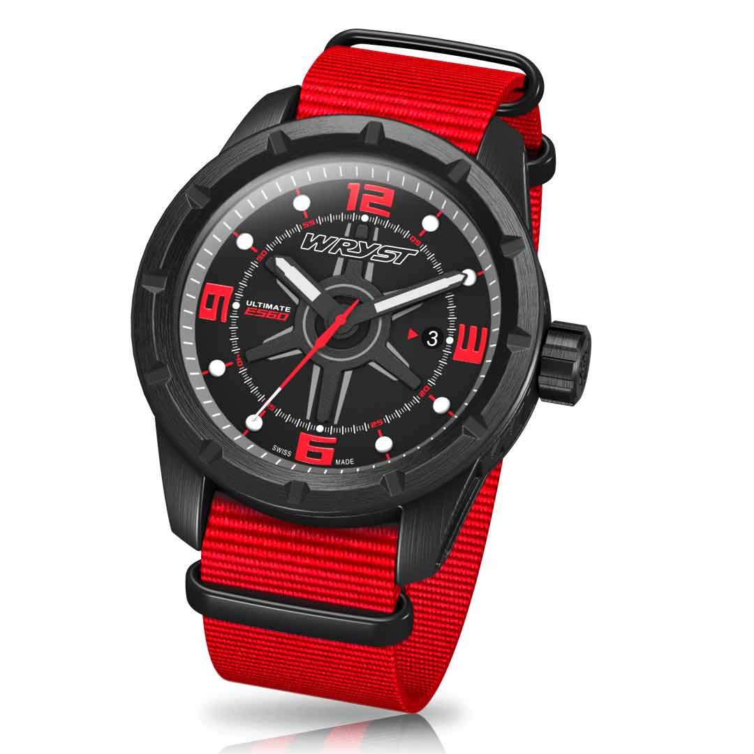 swiss nato red watch mens ultimate es60