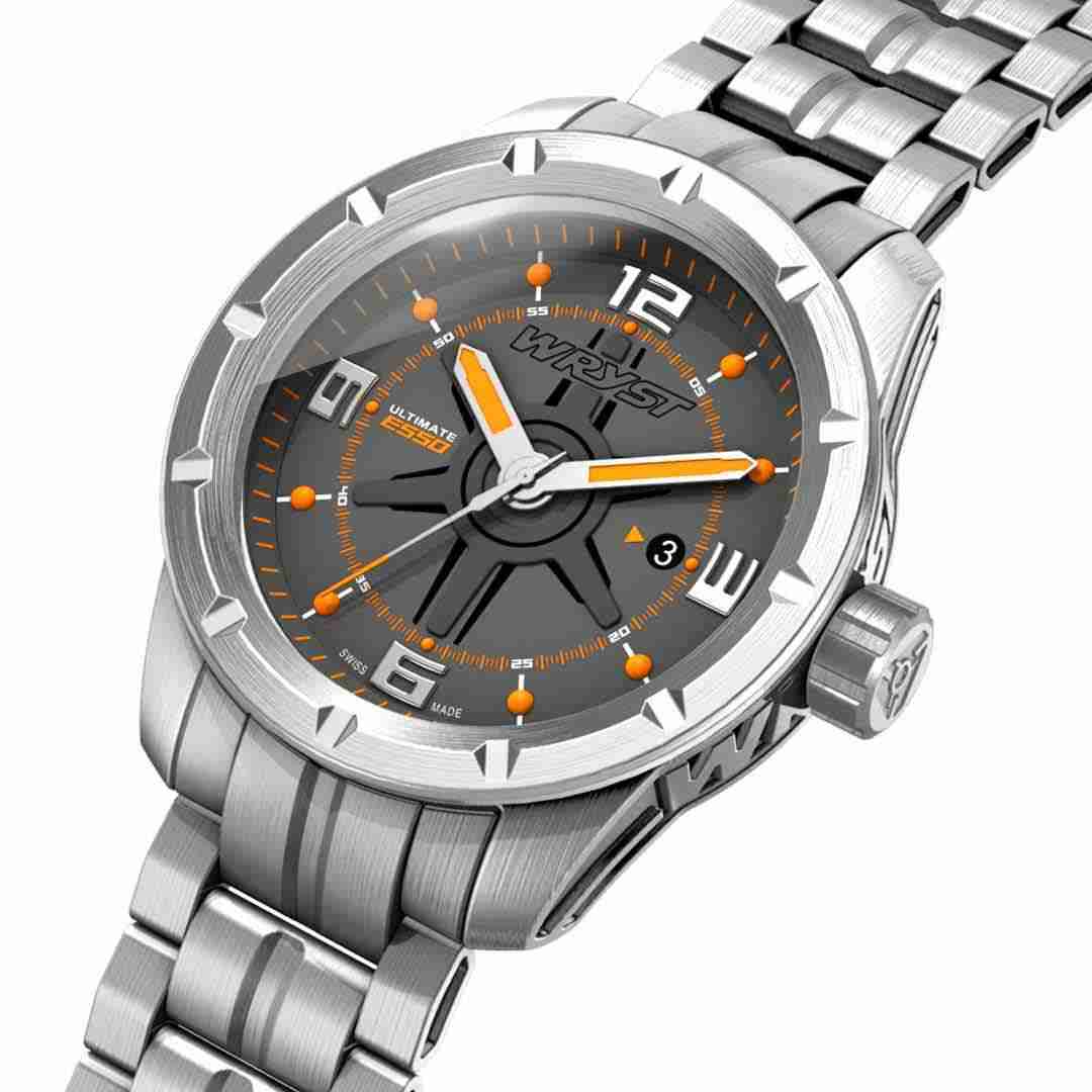 swiss stainless steel watch wryst ultimate es50-m