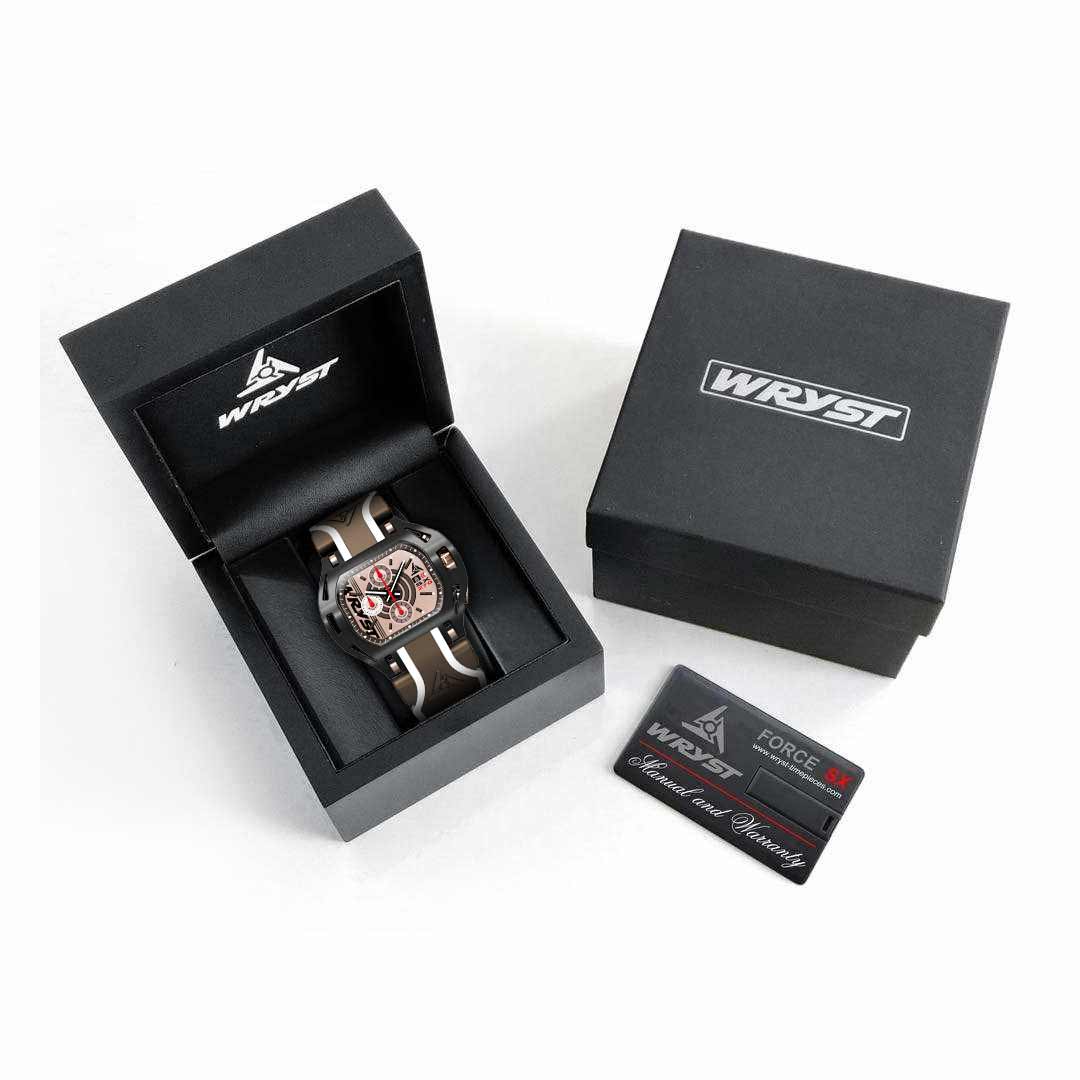 watch box of the mens rose gold watch sx270