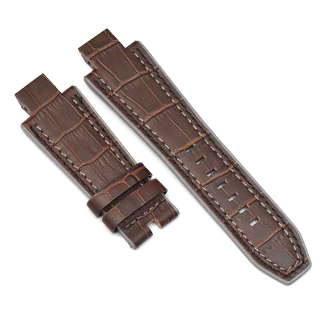 watch brown leather strap