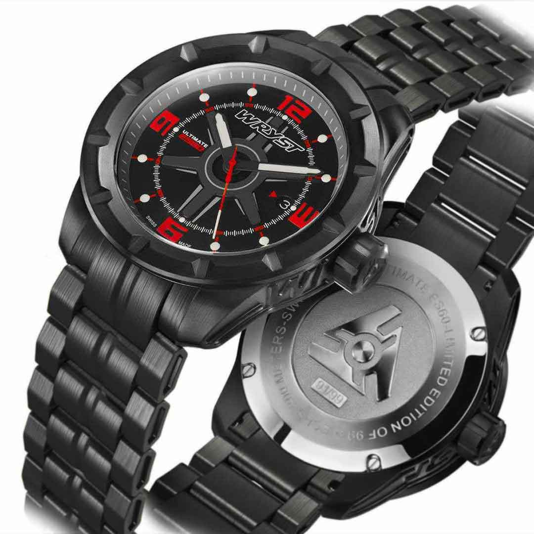 Watch with sapphire crystal