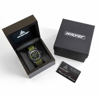 Wryst ES30-N Khaki Nato Strap Watch