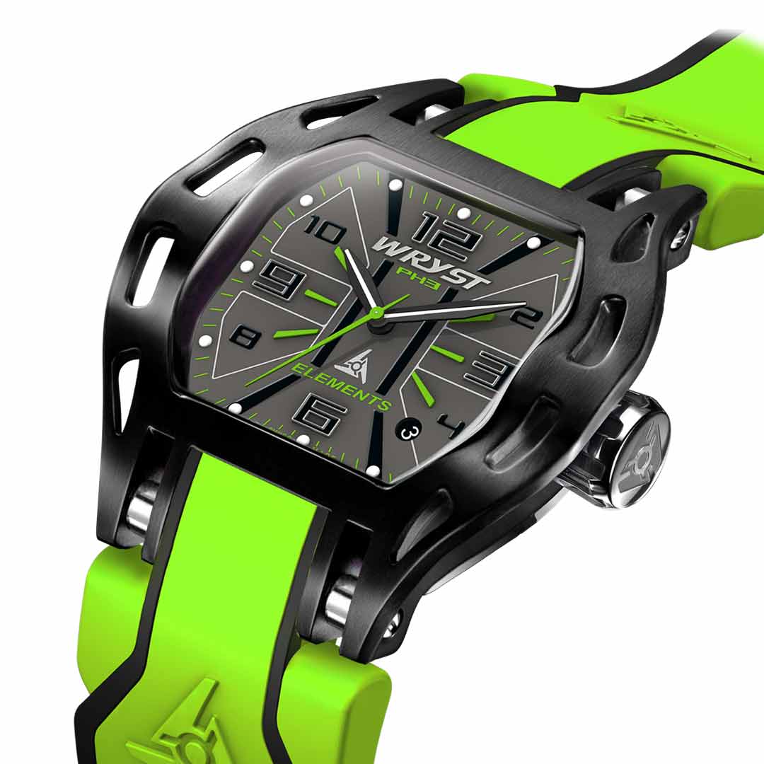 wryst green mens watch