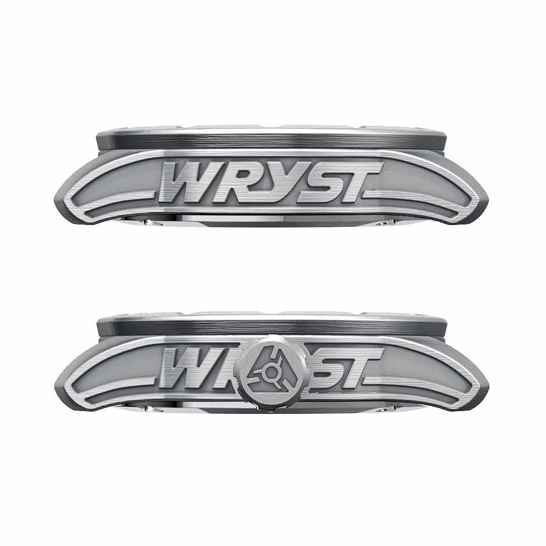 Wryst Ultimate ES50-M engraved stainless steel case detail